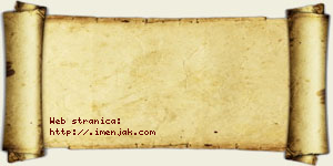 Nadja Avakumović vizit kartica